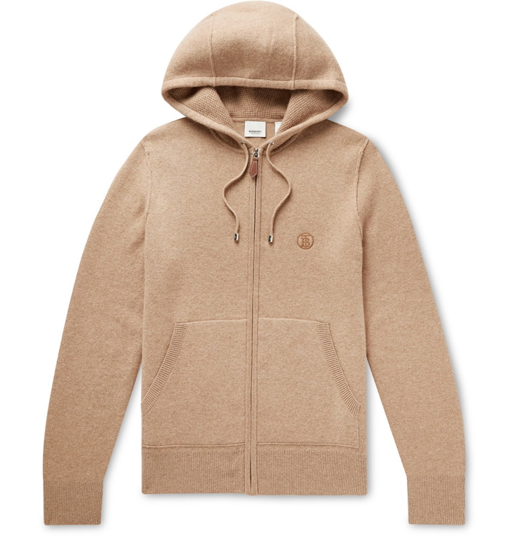 Photo: Burberry - Cashmere-Blend Zip-Up Hoodie - Brown
