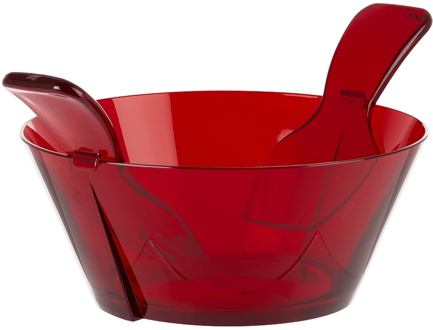 Mario Luca Giusti Red Fulmine Salad Bowl