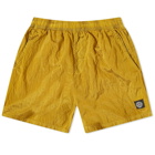 Stone Island Men's Nylon Metal Swim Short in Yellow