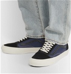 Vans - OG Old Skool LX Leather-Trimmed Suede and Canvas Sneakers - Black