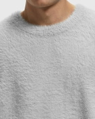 Reternity ESSENTIAL FURRY KNIT SWEATER Grey Mens Pullover