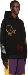 mastermind WORLD Black Cotton Hoodie