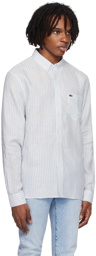 Lacoste Blue Striped Shirt