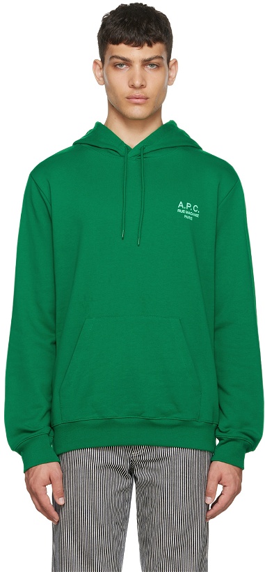 Photo: A.P.C. Green Marvin Hoodie
