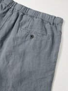 Hartford - Tank Linen Drawstring Shorts - Gray