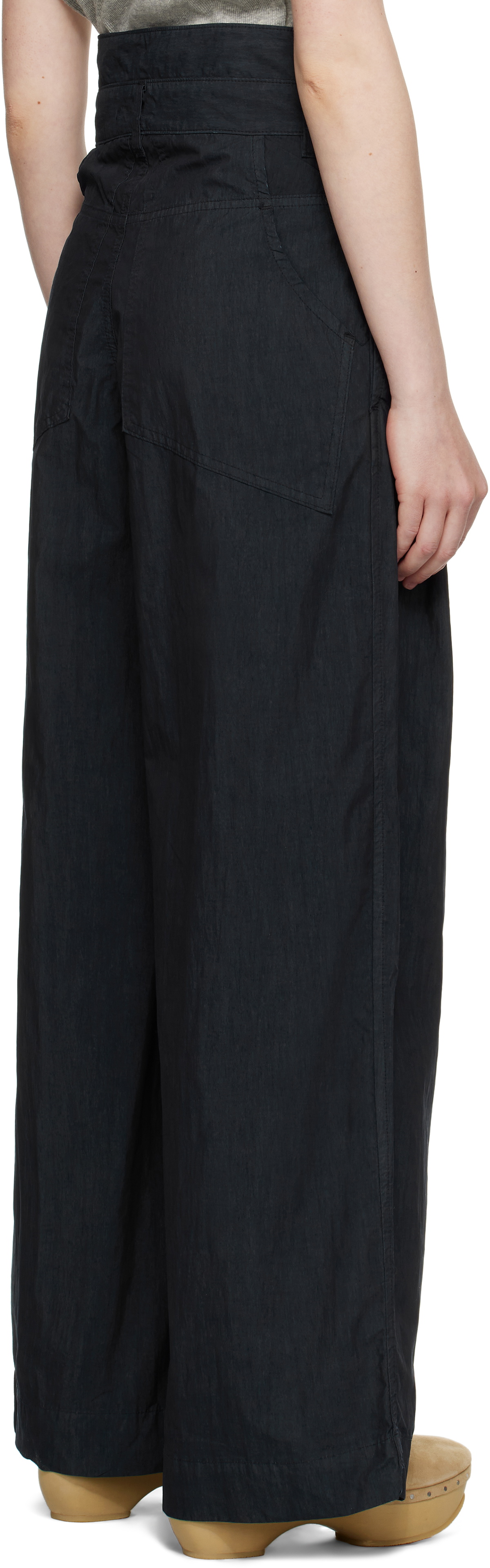 Eckhaus Latta Navy Flight Trousers
