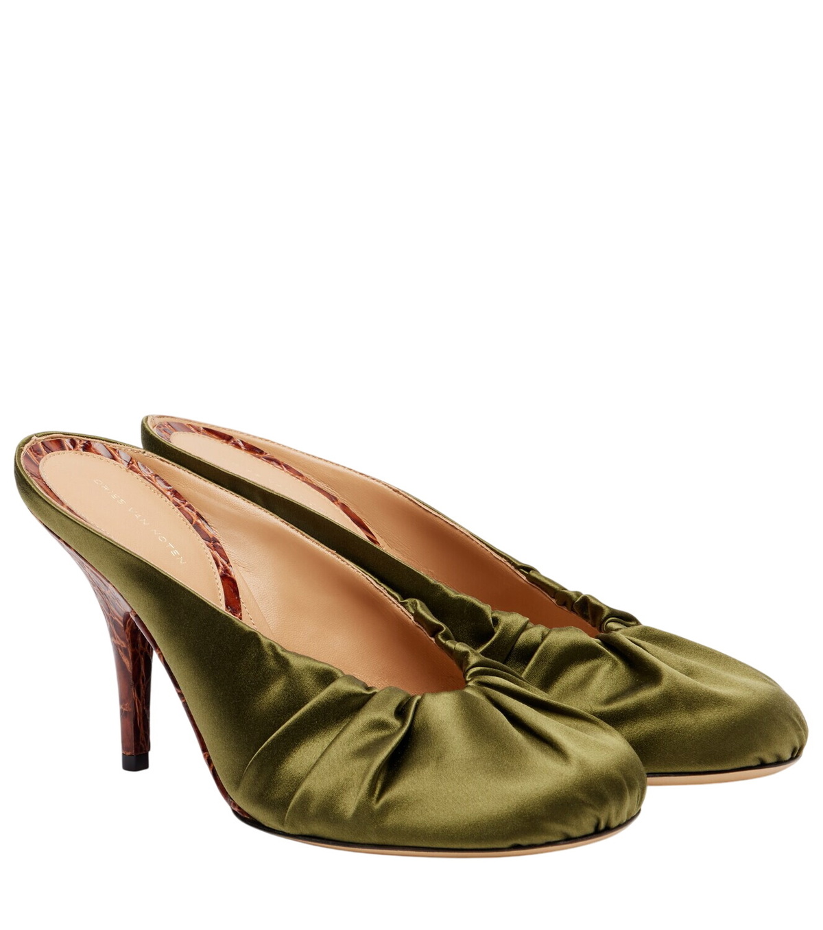 Dries Van Noten Bridal leather pumps Dries Van Noten