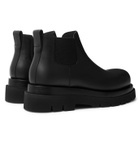 Bottega Veneta - Leather Chelsea Boots - Black