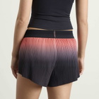 Nike Women's Arswft 3in Shorts in Black/Bright Crimson/Metallic Silver