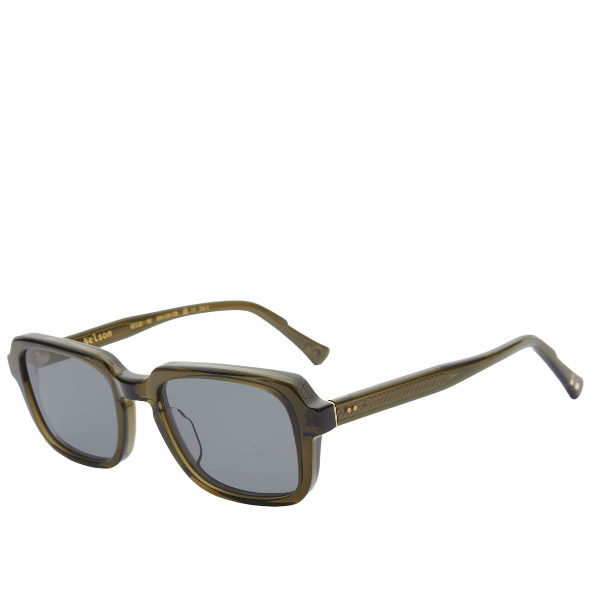 Oscar Deen Nelson Sunglasses in Dark Olive/Night 