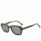 Oscar Deen Nelson Sunglasses in Dark Olive/Night 