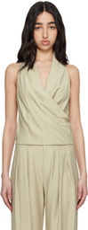 BEC + BRIDGE Beige Anka Wrap Top
