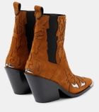 Rabanne Suede ankle boots