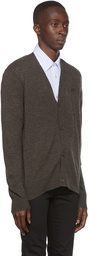 Acne Studios Brown Wool Cardigan