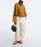 JW Anderson x UGG shearling-lined suede mules