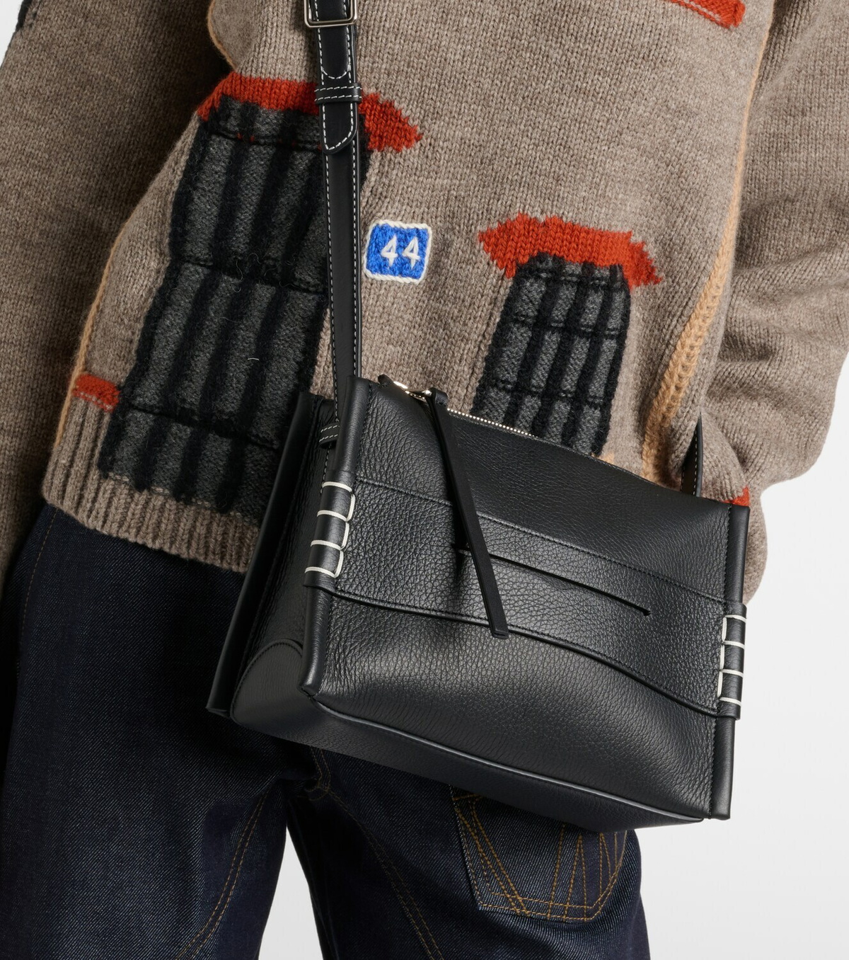 JW Anderson Loafer Small leather crossbody bag