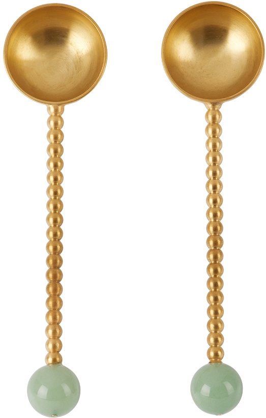 Photo: Natalia Criado Gold Spheres Spoon Set