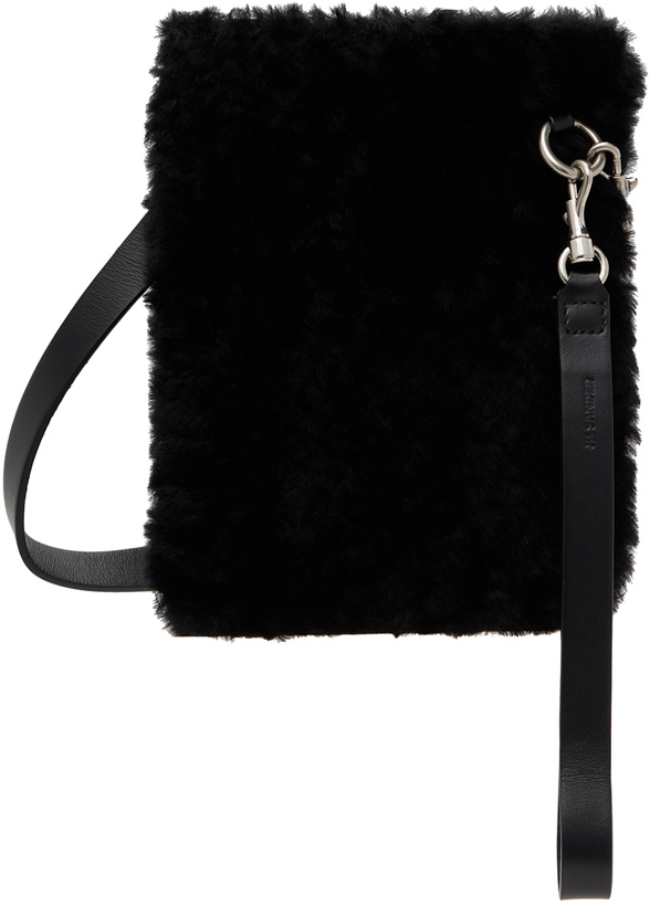 Photo: Jil Sander Black Shearling Link Pouch