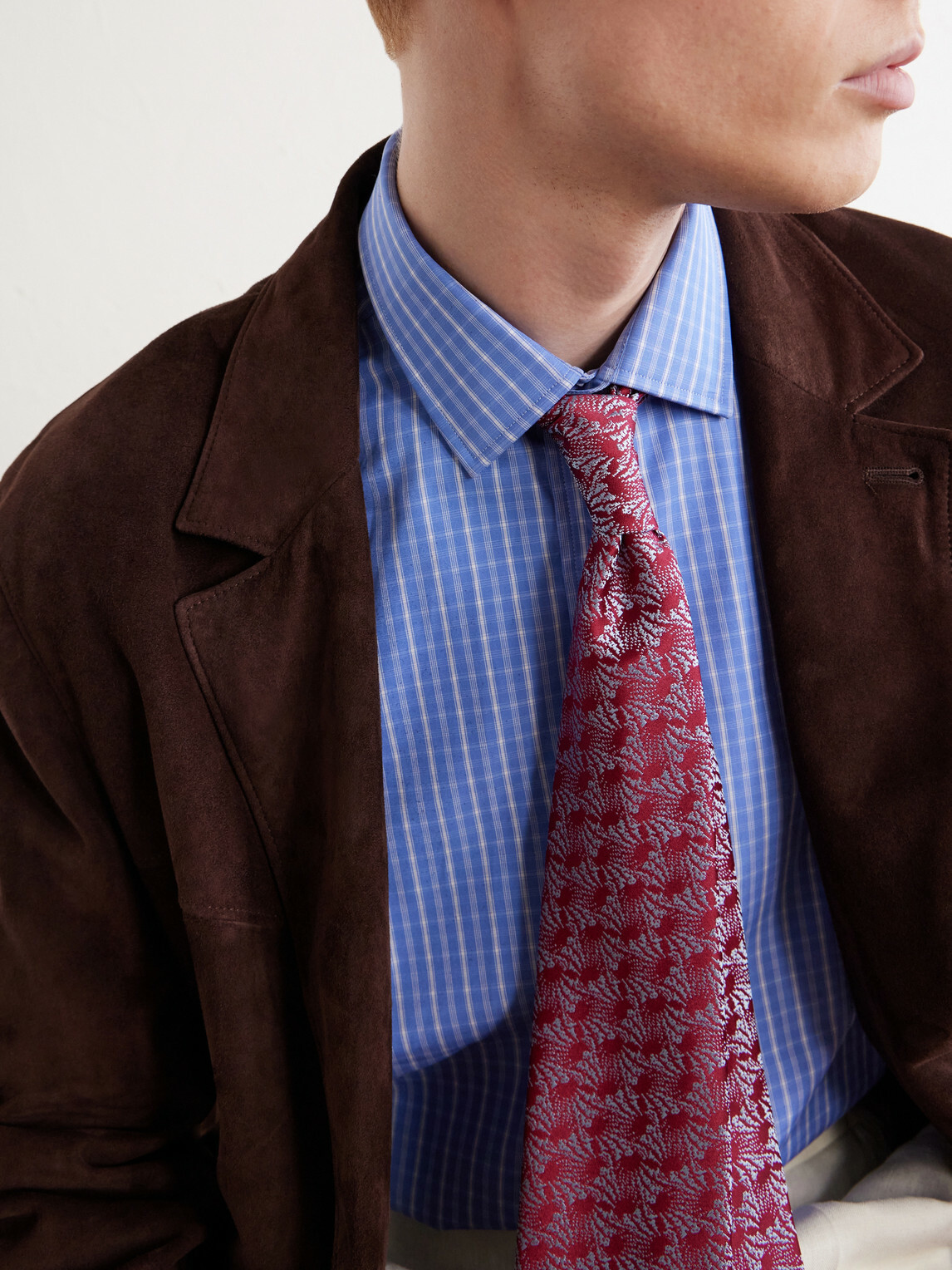 Charvet - 8.5cm Silk-Jacquard Tie