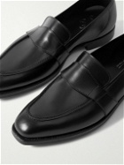 George Cleverley - Owen Leather Penny Loafers - Black
