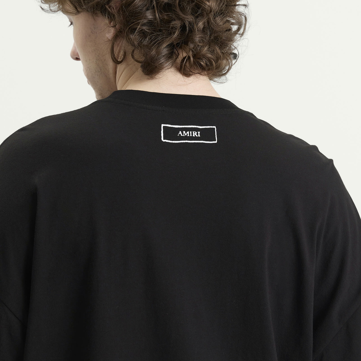 Amiri Men's Burnt Out Double Layer T-Shirt in Black