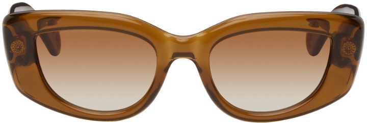 Photo: Lanvin Brown Cat-Eye Sunglasses