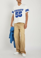 Cherry Los Angeles Western Straight-leg Cotton Trousers Tan