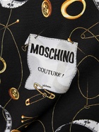 MOSCHINO - Scarf Print Organic Cotton T-shirt