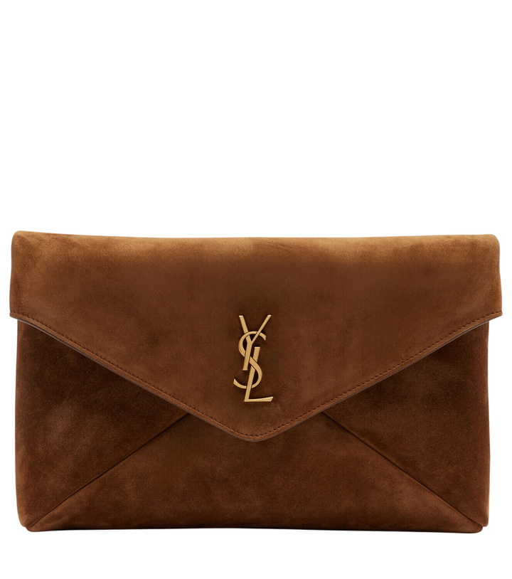 Photo: Saint Laurent Cassandre suede pouch