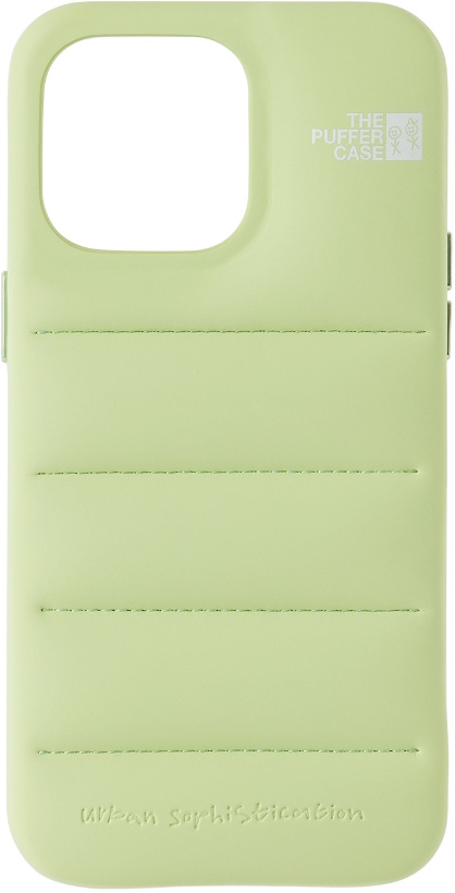 Photo: Urban Sophistication Green 'The Puffer' iPhone 15 Pro Max Case