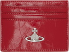 Vivienne Westwood Red Flat Card Holder