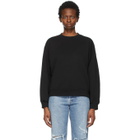 AGOLDE Black Nolan Drop Shoulder Sweatshirt