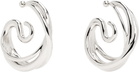 Panconesi Silver Triptych Large Earrings