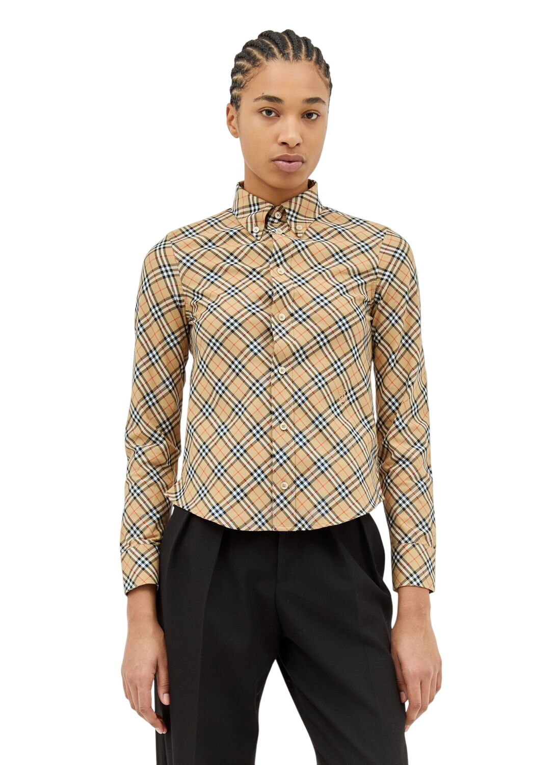 Burberry Brown Check Agnese Cardigan Burberry