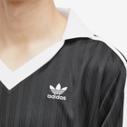 Adidas Men's Pique Long Sleeve in Black