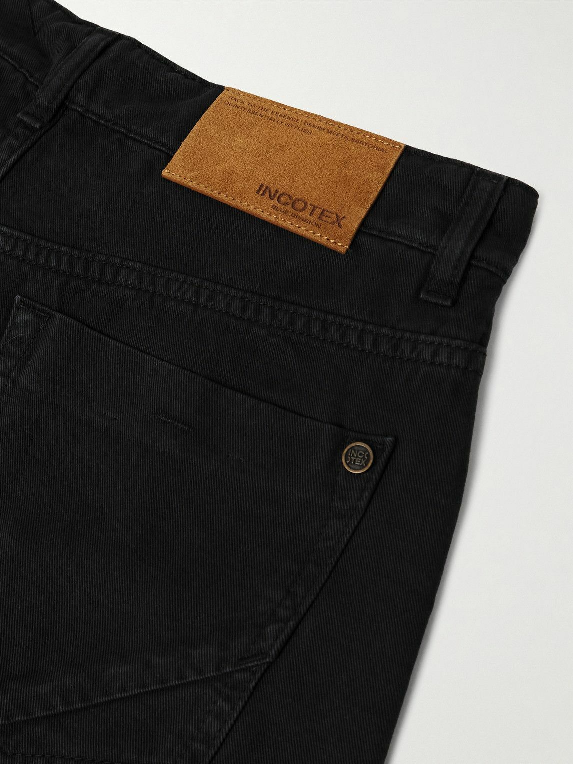 Incotex - Blue Division Slim-Fit Tapered Jeans - Black