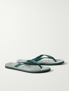 Maison Kitsuné - Havaianas Logo-Print PVC and Rubber Flip Flops - Gray