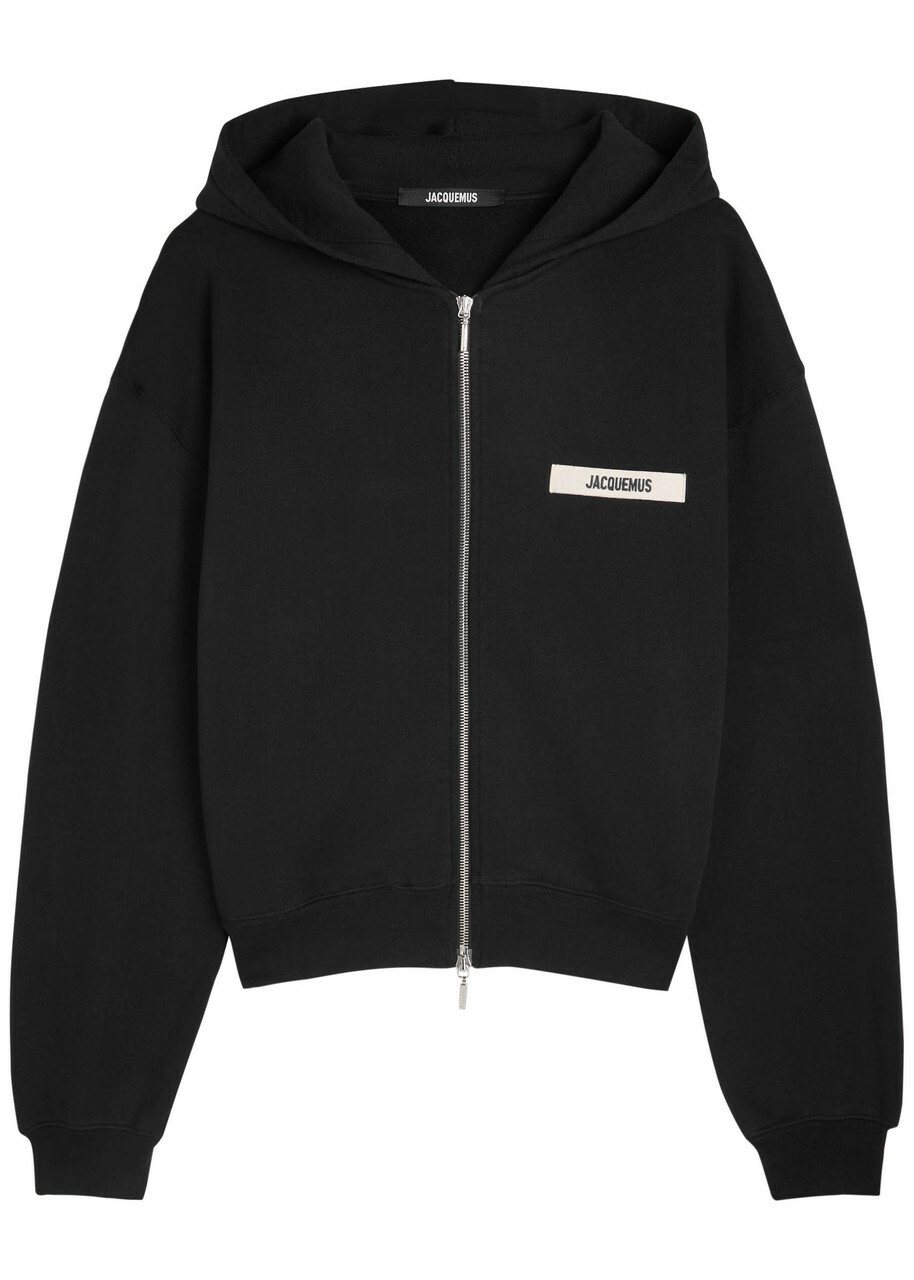 Jacquemus Black Les Classiques 'Le Sweatshirt Brodé' Hoodie Jacquemus Black Les Classiques 'Le Sweatshirt Brodé' Hoodie