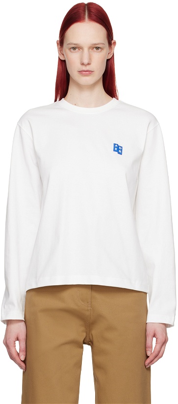 Photo: ADER error White Patch Long Sleeve T-Shirt