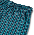 DEREK ROSE - Checked Brushed Cotton-Twill Pyjama Trousers - Multi