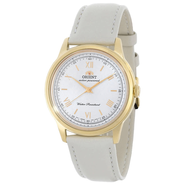 Photo: Orient Classic Solar-Powered White Dial Watch RA-WK0001S10B