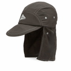 Gramicci Men's x and wander Brushed Nylon Sunshade Cap in Charcoal 