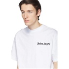 Palm Angels White New Basic T-Shirt