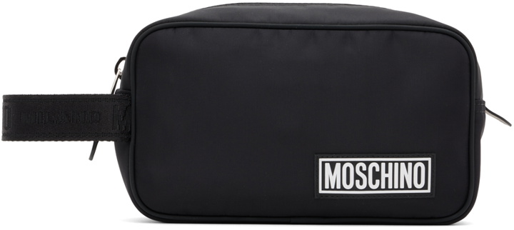 Photo: Moschino Black Toiletry Pouch