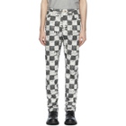 Palomo Spain Black and White Check Trousers