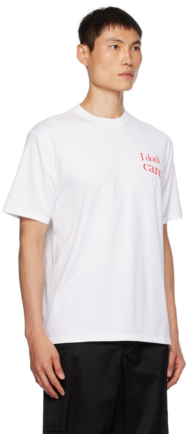 UNDERCOVER White Flocked T-Shirt Undercover