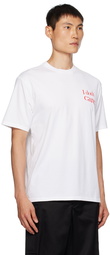 UNDERCOVER White Flocked T-Shirt