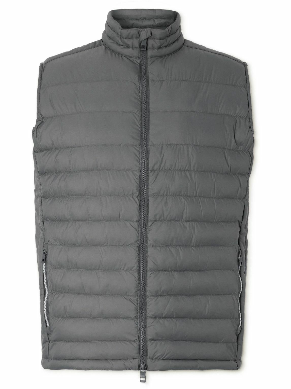 Peter Millar - All Course Quilted Shell Golf Gilet - Gray Peter Millar