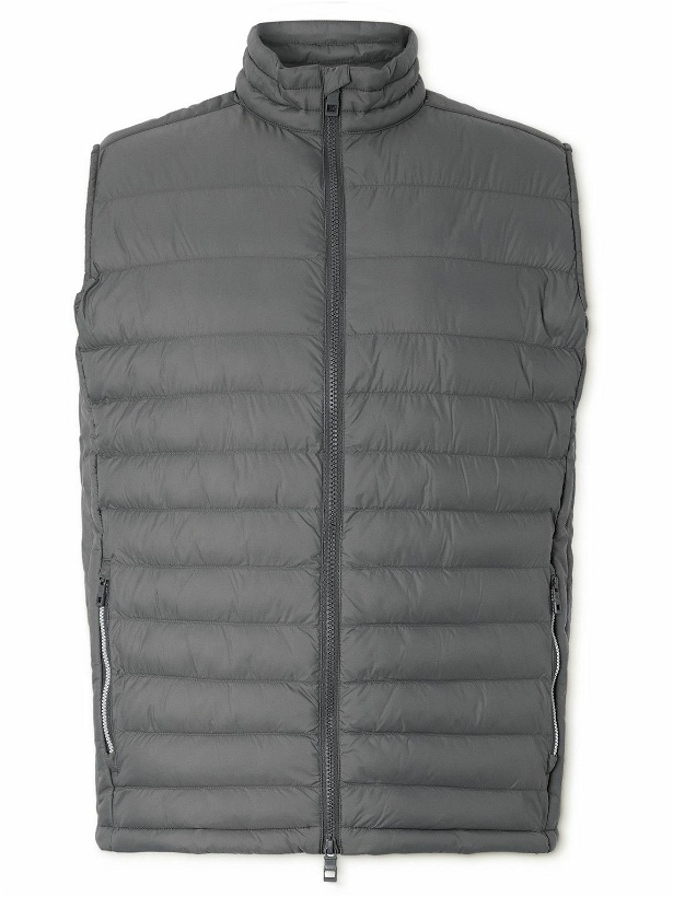 Photo: Peter Millar - All Course Quilted Shell Golf Gilet - Gray