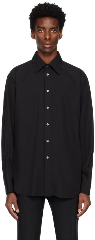 Photo: TOM FORD Black Buttoned Shirt